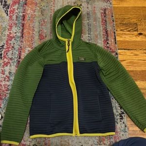 LL Bean zip hooded jacket